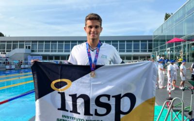 Conquista internacional: estudante do INSP é campeão mundial de natação na França!