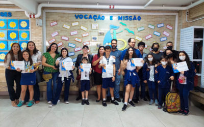 Premiação do 2º Simulado Geral do INSP Júnior