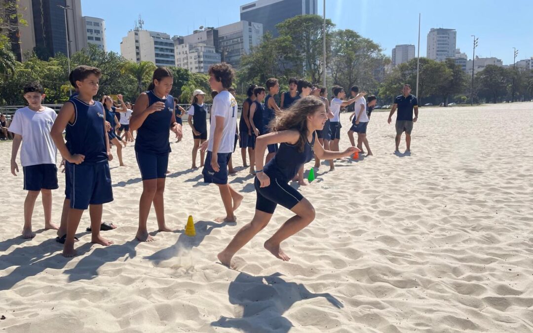 Explora INSP: Uma aula de educação física na praia de Botafogo