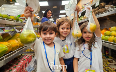 A turminha da Pré I aprendeu na prática sobre escolhas saudáveis!