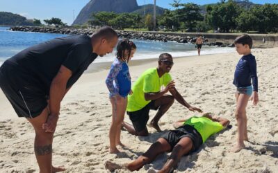 Azul que INSPira: Aprendendo na prática prevenção e primeiros socorros! 💙🌊